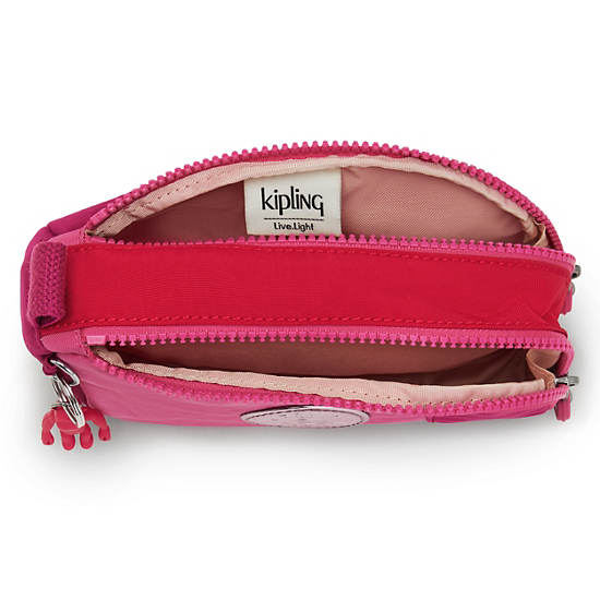 Bolsas Kipling Tibby Classic Pouch Rosas | MX 1913OK